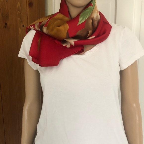 Adrienne Vittadini Silk Scarf - Picture 2 of 3